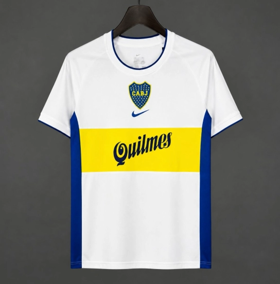Retro 01/02 Boca Juniors Away White Jersey
