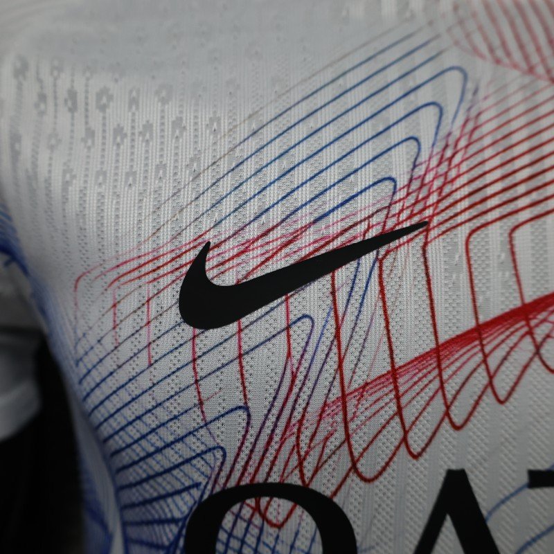 Player Version 26/27 PSG/Paris Saint-Germain Pre-Match White/Red/Blue Jersey