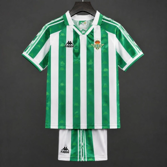 Retro Kids 95/97 Real Betis Home Green Jersey