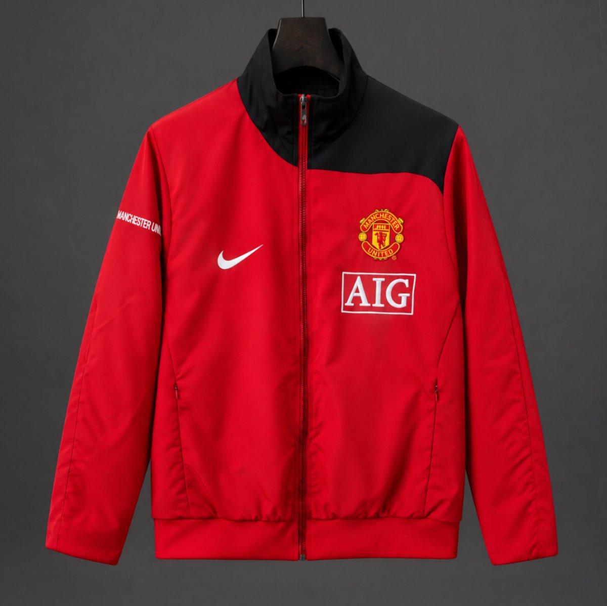 26/27 Manchester United Red Full Zipper Padded Jacket